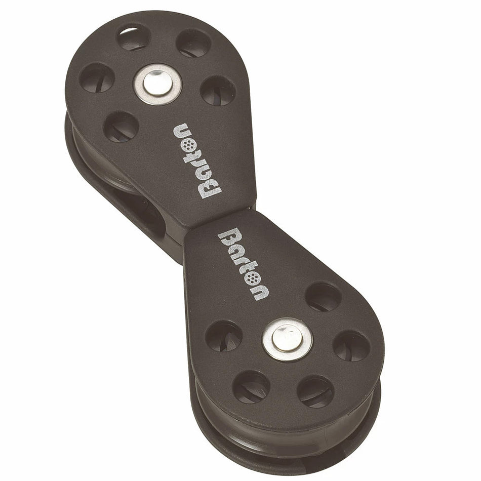 Barton Marine Size 1 Plain Bearing Pulley Block with Swivel - 30mm Sheave