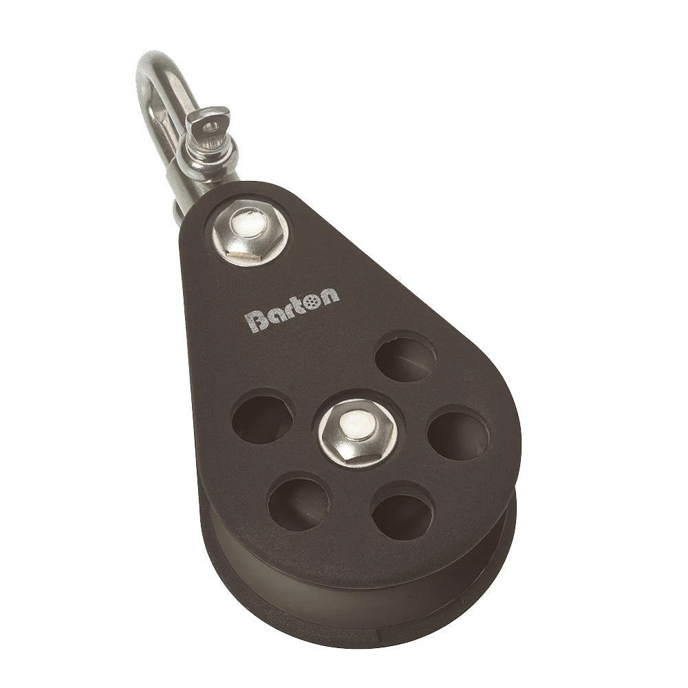 Barton Marine Size 6 Plain Bearing Swivel Pulley Block with 64mm Sheave