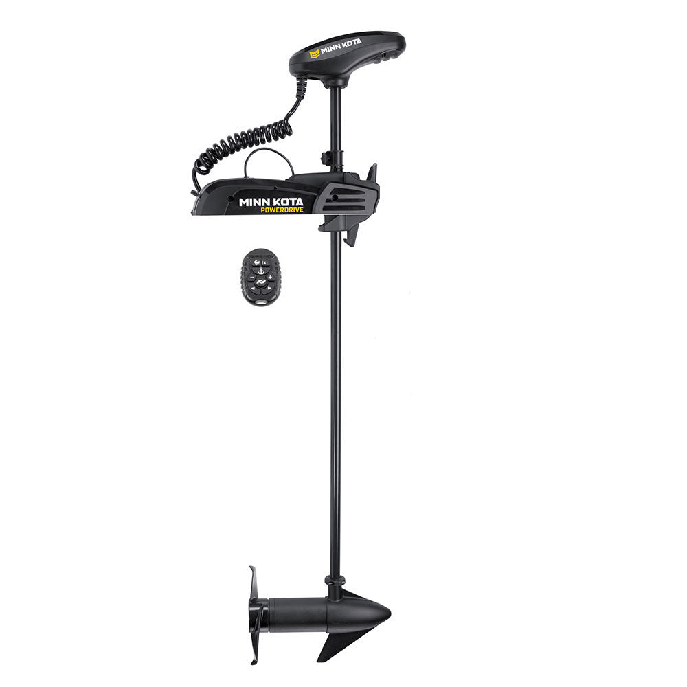 Minn Kota PowerDrive 55 Trolling Motor with Micro Remote and Dual Spectrum CHIRP Sonar - 12V, 55 lbs Thrust, 54-Inch Shaft - Remanufactured