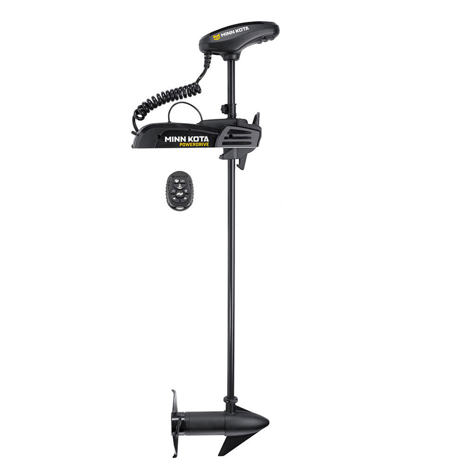 Minn Kota PowerDrive 55 Trolling Motor with Micro Remote and Dual Spectrum CHIRP Sonar - 12V, 55 lbs Thrust, 54-Inch Shaft - Remanufactured