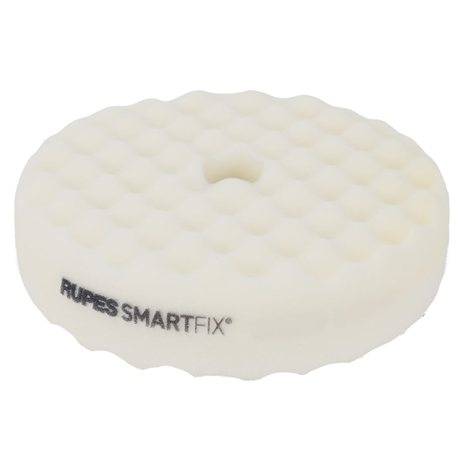 RUPES SMARTFIX Double-Sided Ultra-Fine Foam Pad - 180mm White for High-Gloss Finishing