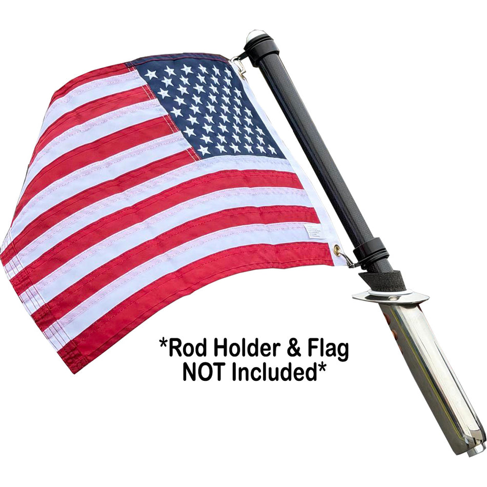 TACO Marine Carbon Fiber Flag Pole with J-Lock System – 26 inches