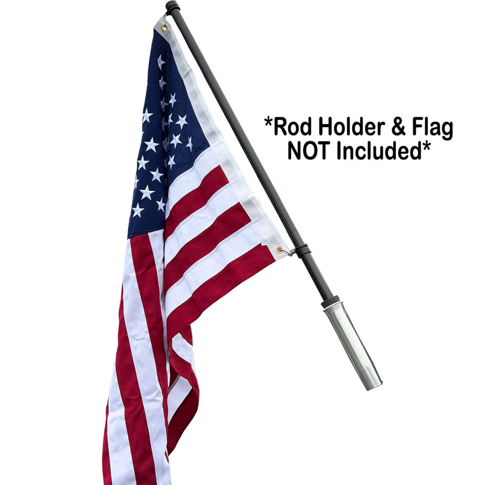 TACO Marine Carbon Fiber Flag Pole with J-Lock System – 54 inches