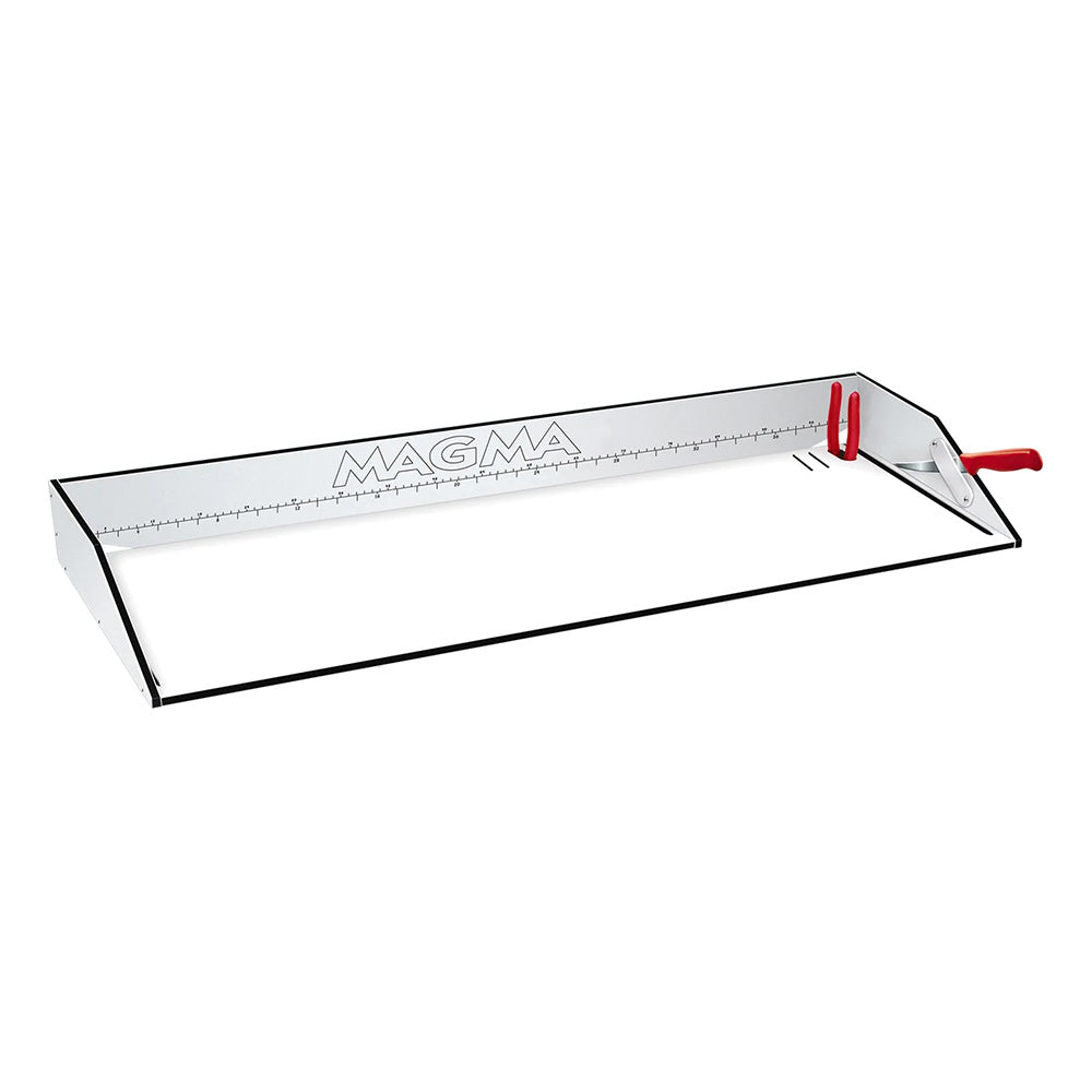 Magma First Mate Cutting & Serving Table with Engraved Ruler - 31" Long x 12.5" Deep x 3 7/8" High