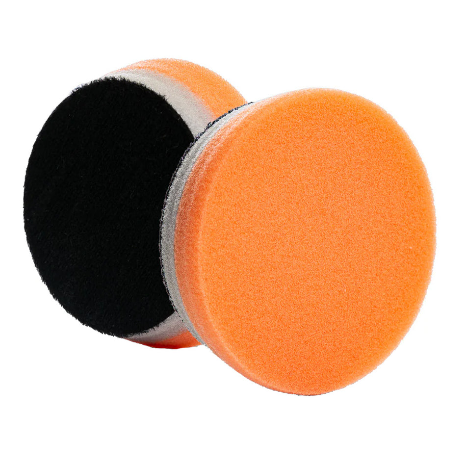 Lake Country HDO Orange Polishing Pad 3.5 inch x 1 inch – Dual-Layer Foam for Fine Finish and Contoured Surfaces