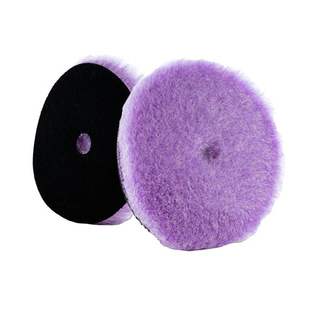 Lake Country Purple Foamed Wool Buffing and Polishing Pad 6.5 Inch x 0.75 Inch