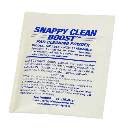 Lake Country Pad Cleaning Powder with Citrus Scent, 1.25 oz Packets (72 Per Case) - Part Number 92-002