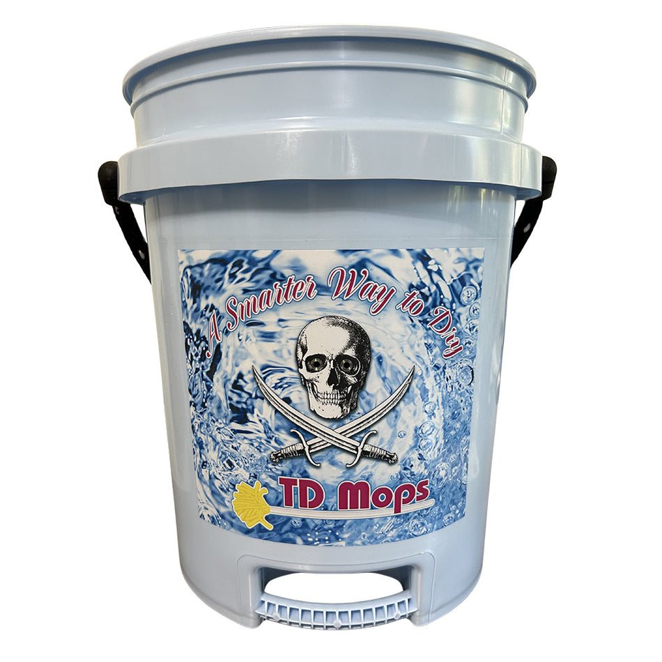 TD Mop TD Grip Bucket Light Blue 5-Gallon