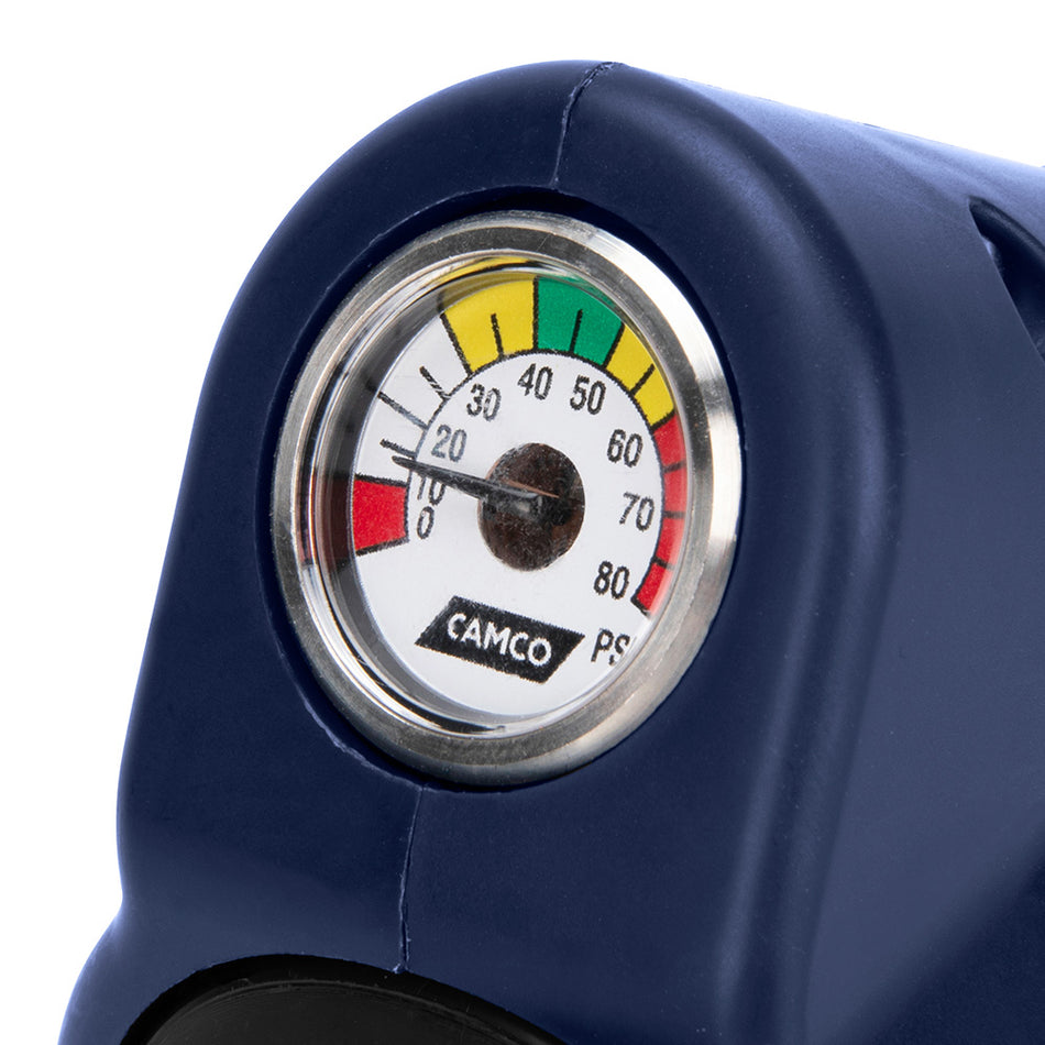Camco 40065 90 Degree Adjustable Water Pressure Regulator with Gauge for RVs