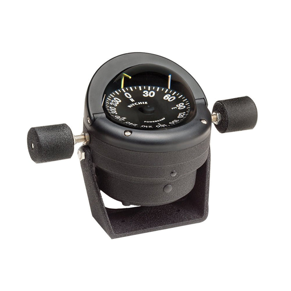 Ritchie HB-845 Helmsman Steel Boat Compass - Bracket Mount - Black