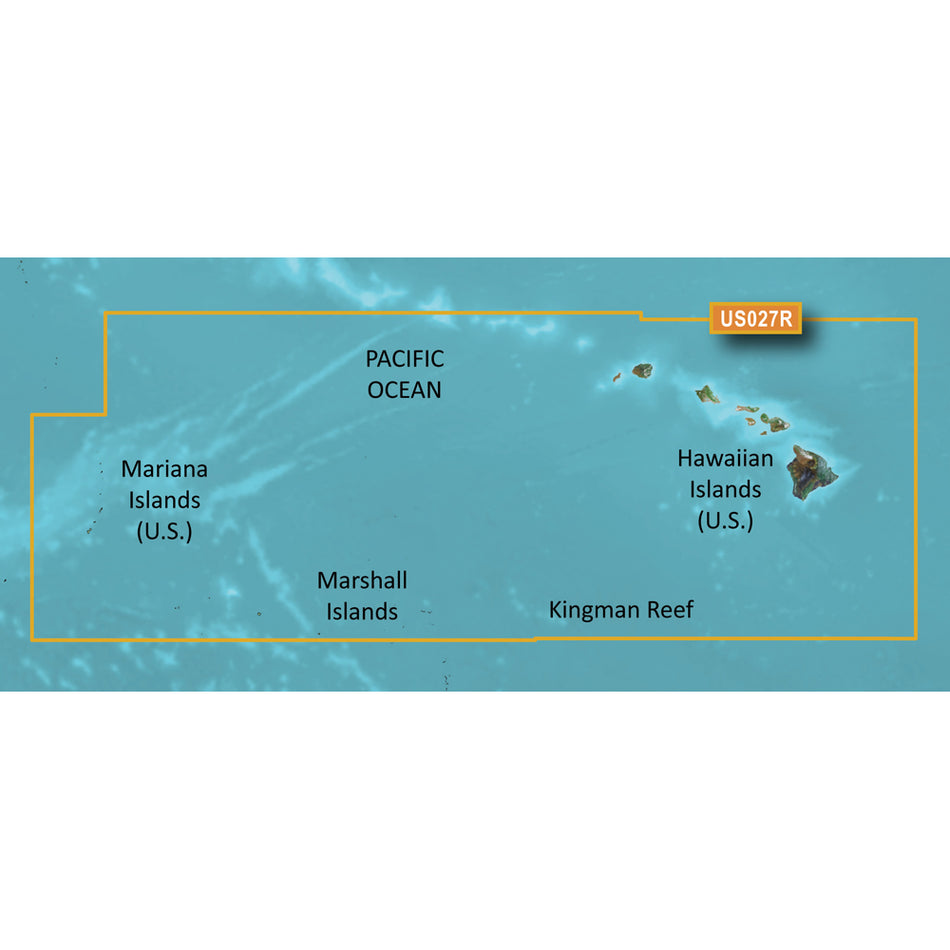 Garmin BlueChart g3 Vision HD - VUS027R - Hawaiian Islands & Mariana Islands - microSD/SD