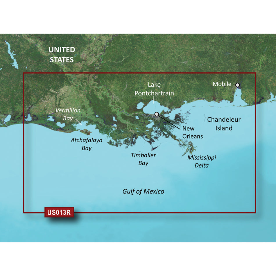 Garmin BlueChart? g3 Vision? HD - VUS013R - Mobile - Lake Charles - microSD*/SD*