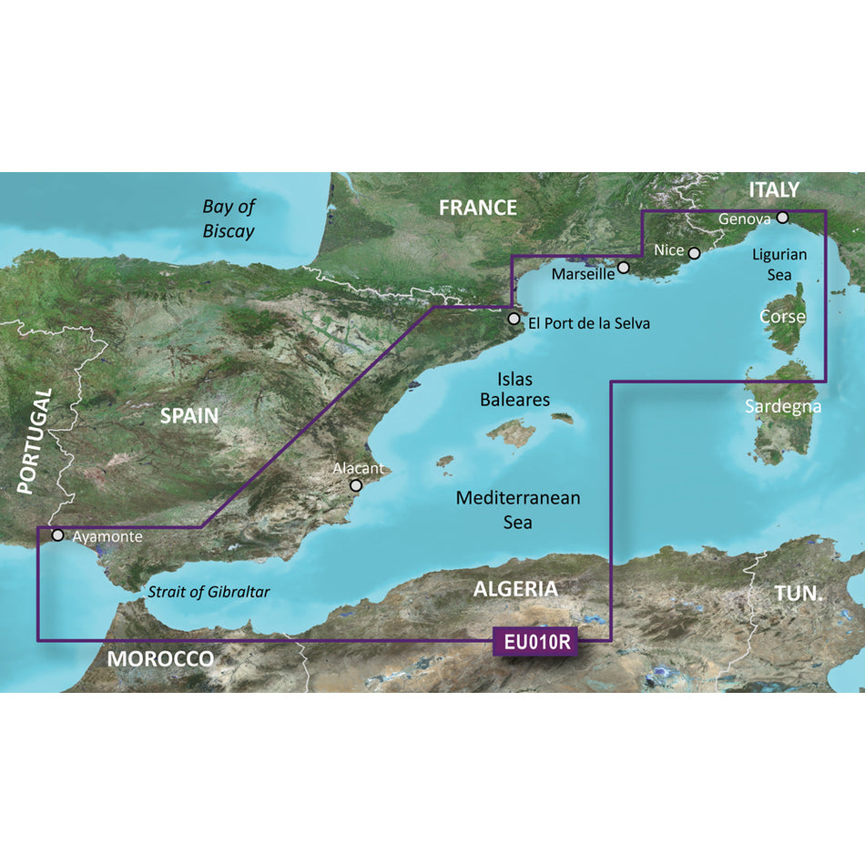Garmin BlueChart? g3 Vision? HD - VEU010R - Navigate Spain's Mediterranean Coast with Precision