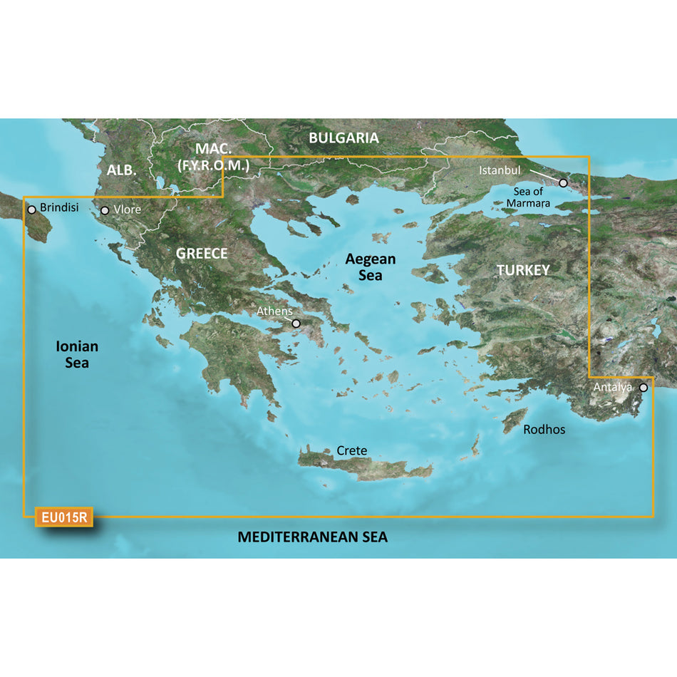 Garmin BlueChart? g3 Vision? HD VEU015R - Aegean Sea & Sea of Marmara - microSD*/SD*