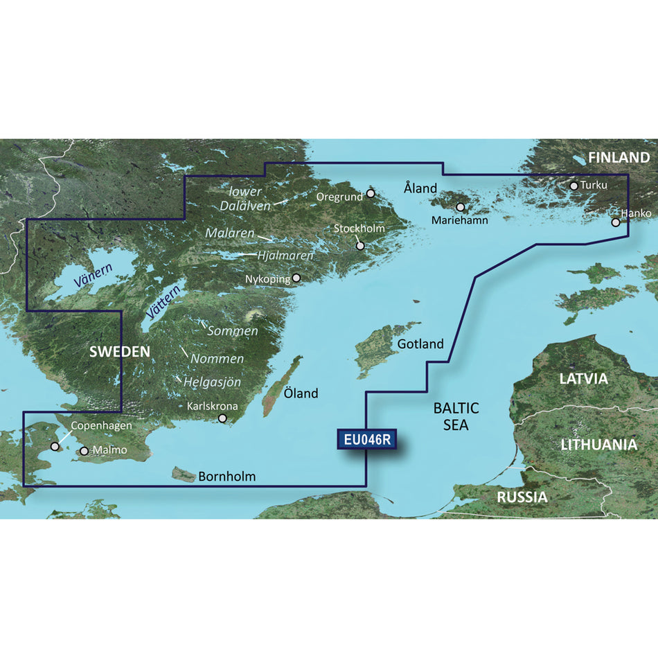 Garmin BlueChart? g3 Vision? HD - VEU046R - Oregrund to Malmo - microSD*/SD*
