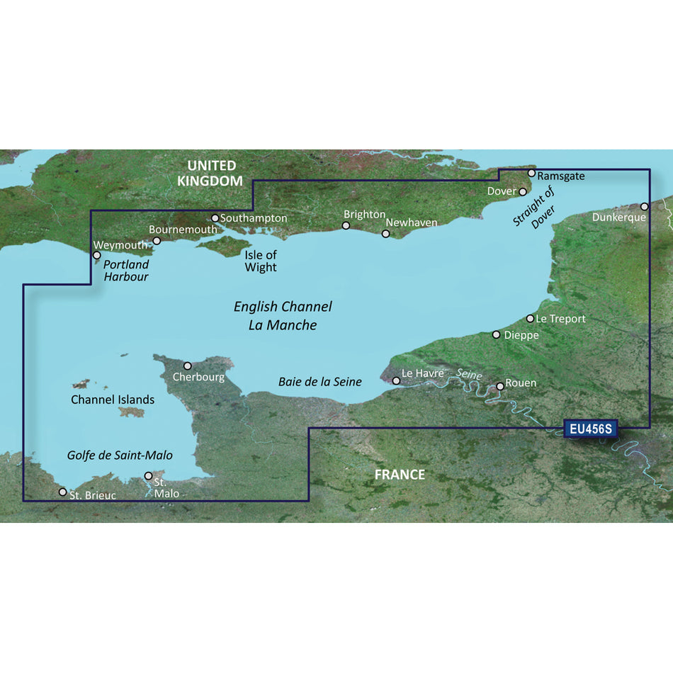 Garmin BlueChart? g3 Vision? HD - VEU465S - The Solent & Channel Islands - microSD*/SD*