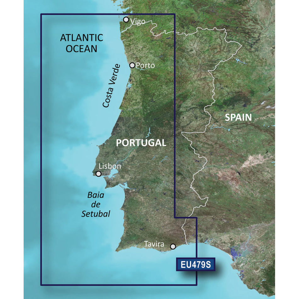 Garmin BlueChart g3 Vision HD VEU479S for Portugal - microSD/SD