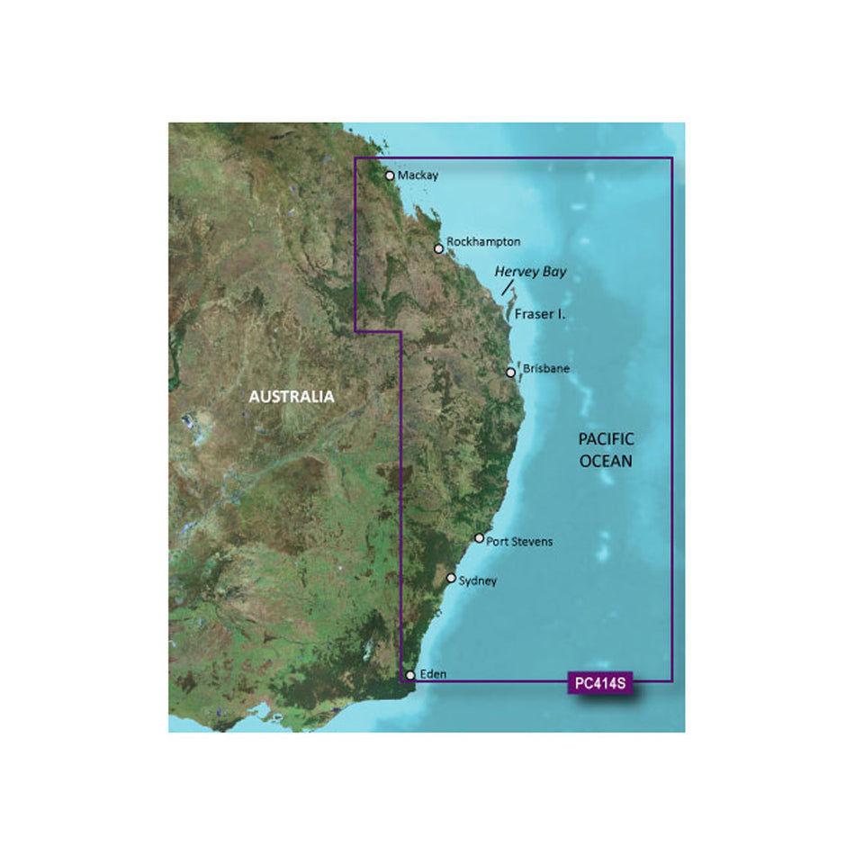 Garmin BlueChart? g3 Vision? HD VPC414S - Mackay to Twofold Bay - microSD*/SD*