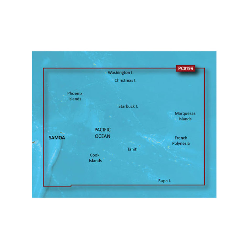 Garmin BlueChart? g3 Vision? HD VPC019R for Polynesia - microSD*/SD*