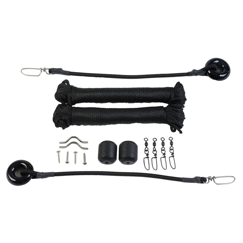 Lee's Tackle Single Rig Kit - Up to 25ft Outriggers RK0322LS