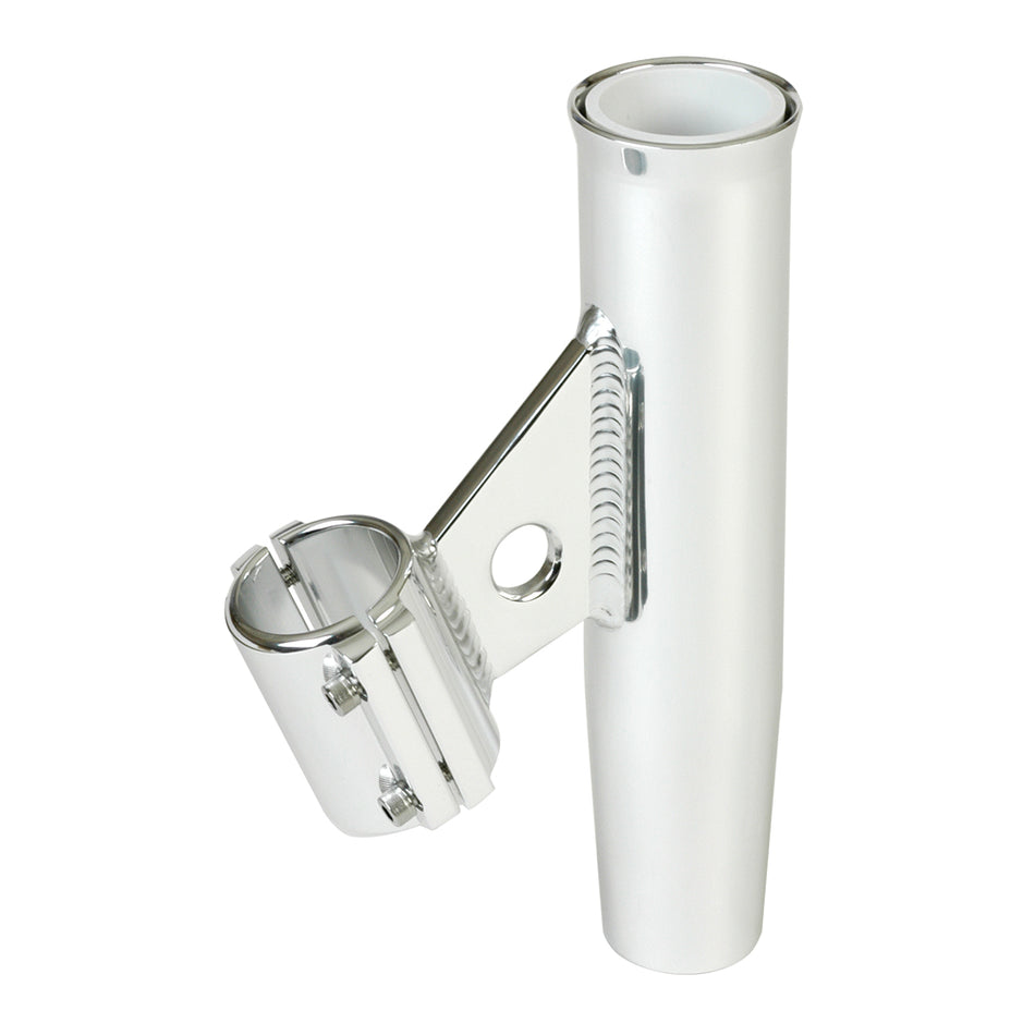 Lee's Tackle RA5001SL Clamp-On Rod Holder - Silver Aluminum - Vertical Mount for 1.050" O.D. Pipe