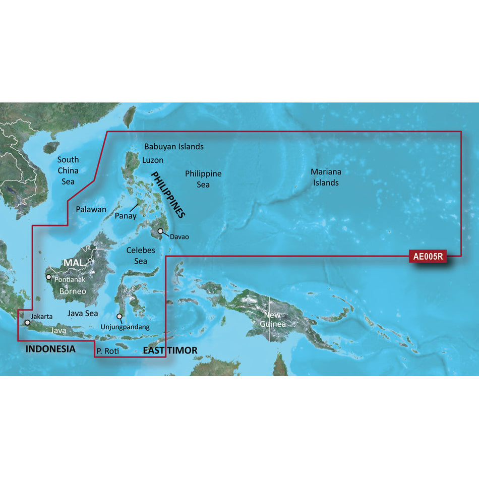 Garmin BlueChart g3 Vision HD VAE005R for Philippines and Java Mariana Is. - microSD/SD