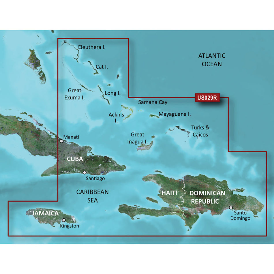 Garmin BlueChart? g3 HD - HXUS029R - Southern Bahamas - microSD*/SD*