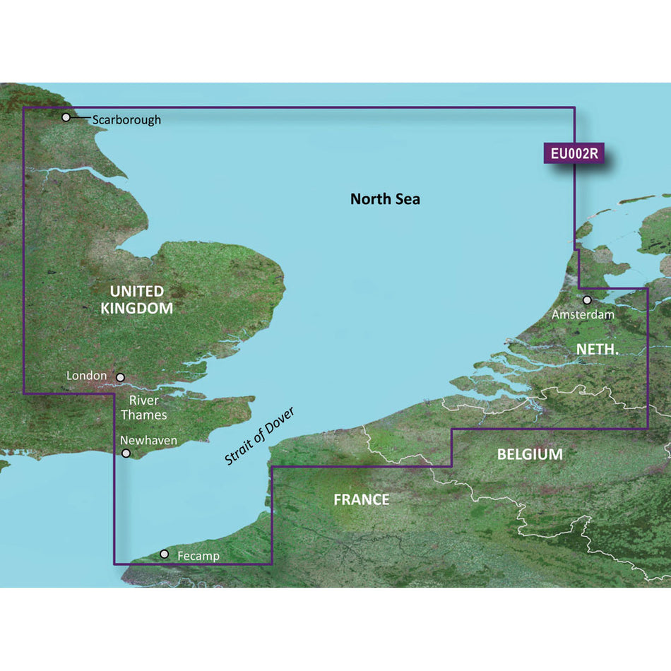 Garmin BlueChart? g3 HD - HXEU002R - Dover to Amsterdam & England Southeast - microSD*/SD*