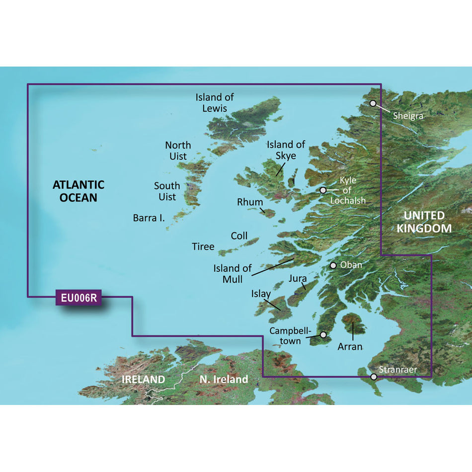 Garmin BlueChart? g3 HD - HXEU006R - Scotland West Coast - microSD*/SD*