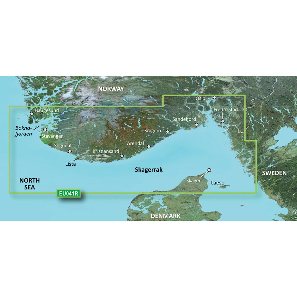 Garmin BlueChart? g3 HD - HXEU041R - Oslo, Skagerak & Haugesund - microSD*/SD*