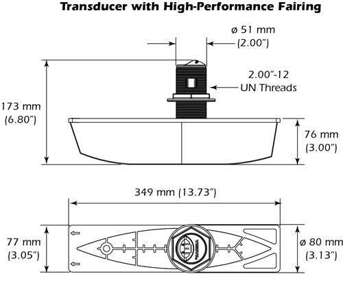 Airmar B285c-hw Thru-hull With Navico 9-pin Mix-n-match