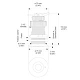 Airmar Ht200bv-n2 Nmea200 Thru Hull Temp Bronze