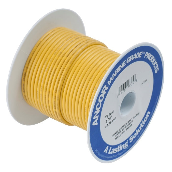 Ancor #10 Yellow 25' Spool Tinned Copper