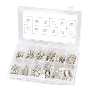 Ancor 100pc Tinned Copper Lug Kit