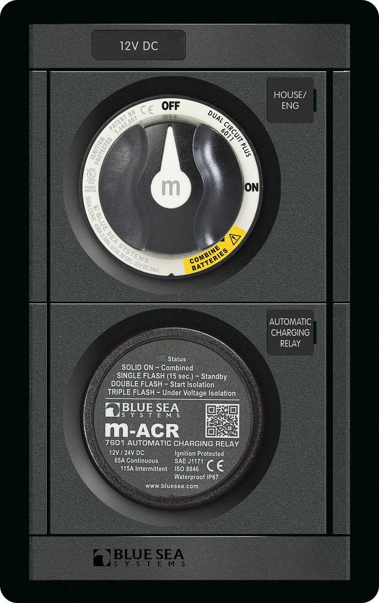 Blue Sea Panel 360 Add-a-battey - 1494