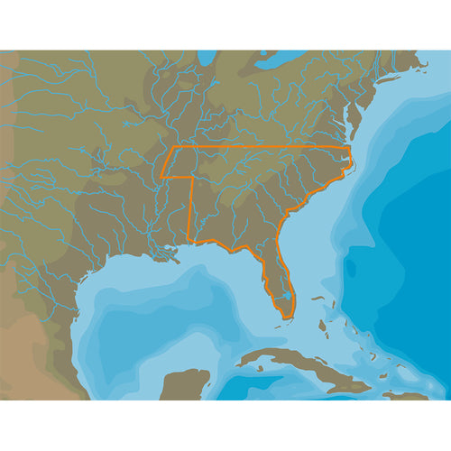 C-map M-na-d074 4d Microsd Us Lakes South East