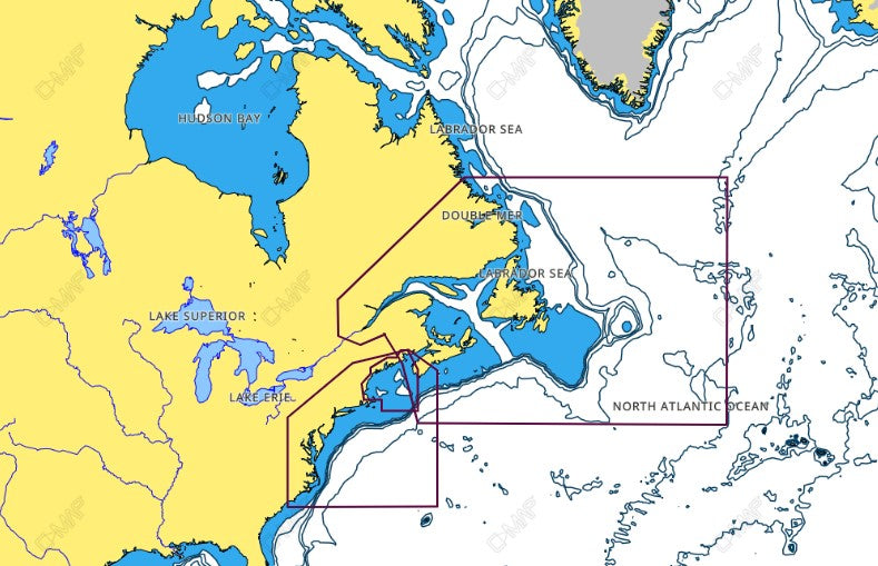 C-map Na-m325 Max Wide Microsd Gulf Of Maine Bathymetric