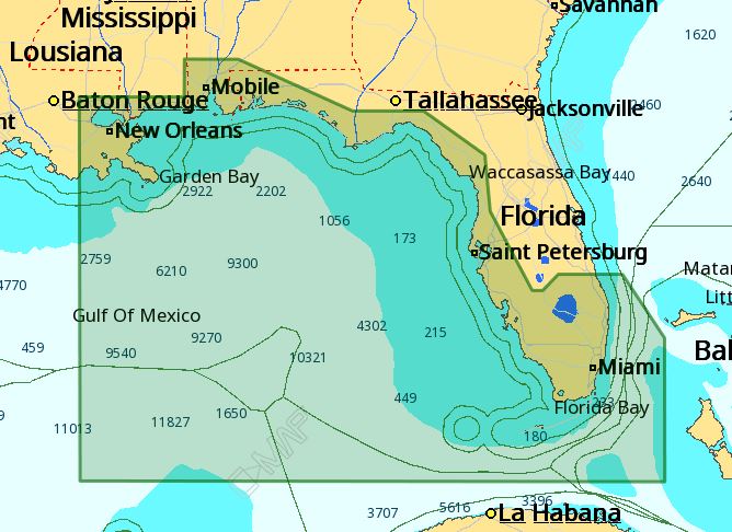 C-map M-na-d944 4d Local St Lucie Inlet - New Orleans