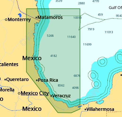 C-map M-na-d946 4d Local Browwnsville - Coatzacoalcos