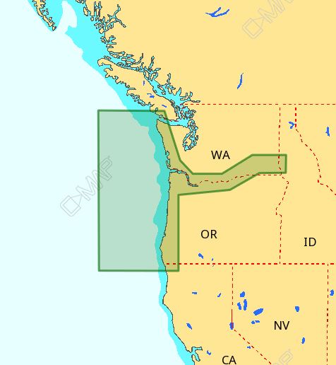 C-map M-na-d954 4d Local Cape Blanco - Cape Flattery