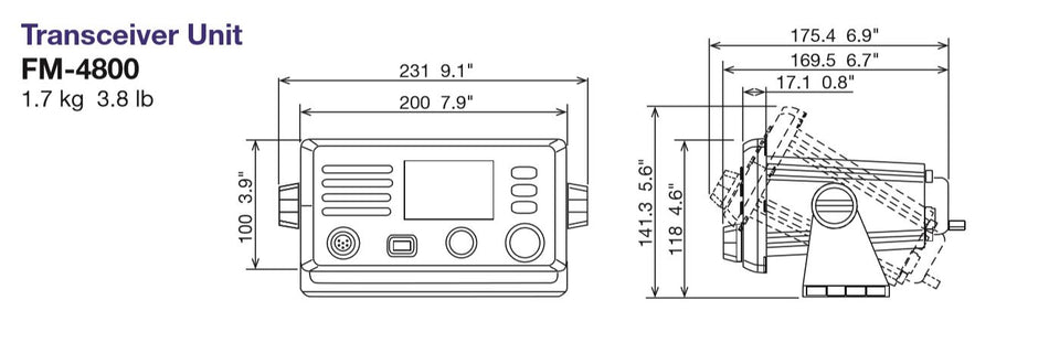 Furuno Fm4800 Vhf Radio