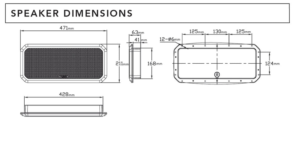 Fusion Rv-fs402w Sound Panel 200w White