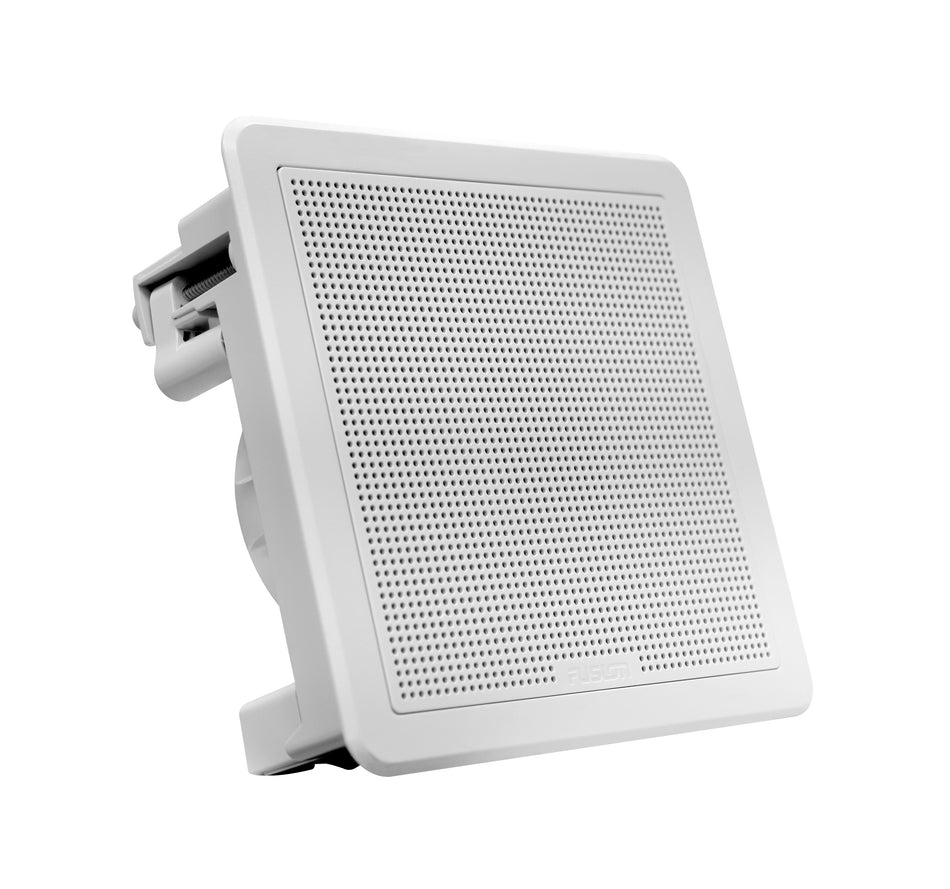 Fusion Fm-f65sw 6"" White Square Flush Mount Speakers