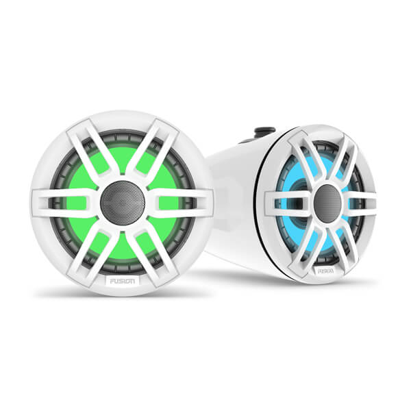 Fusion Xs-flt652spw 6.5"" Tower Speaker White With Rgb Lighting