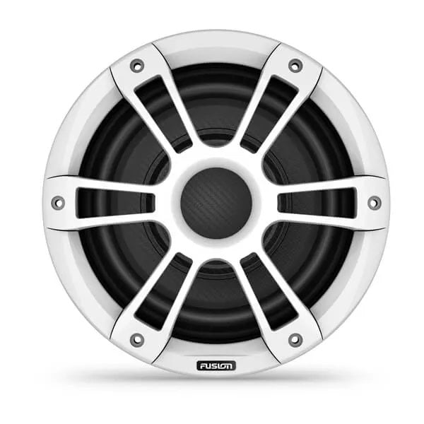 Fusion Sg-s103spw 10"" Speaker 600 Watt Sub-woofer 3i Sport Grille White