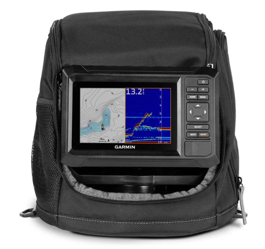 Garmin ECHOMAP UHD2 53cv Ice Bundle 010-02590-35 with Dualbeam-IF GN+ US Inland