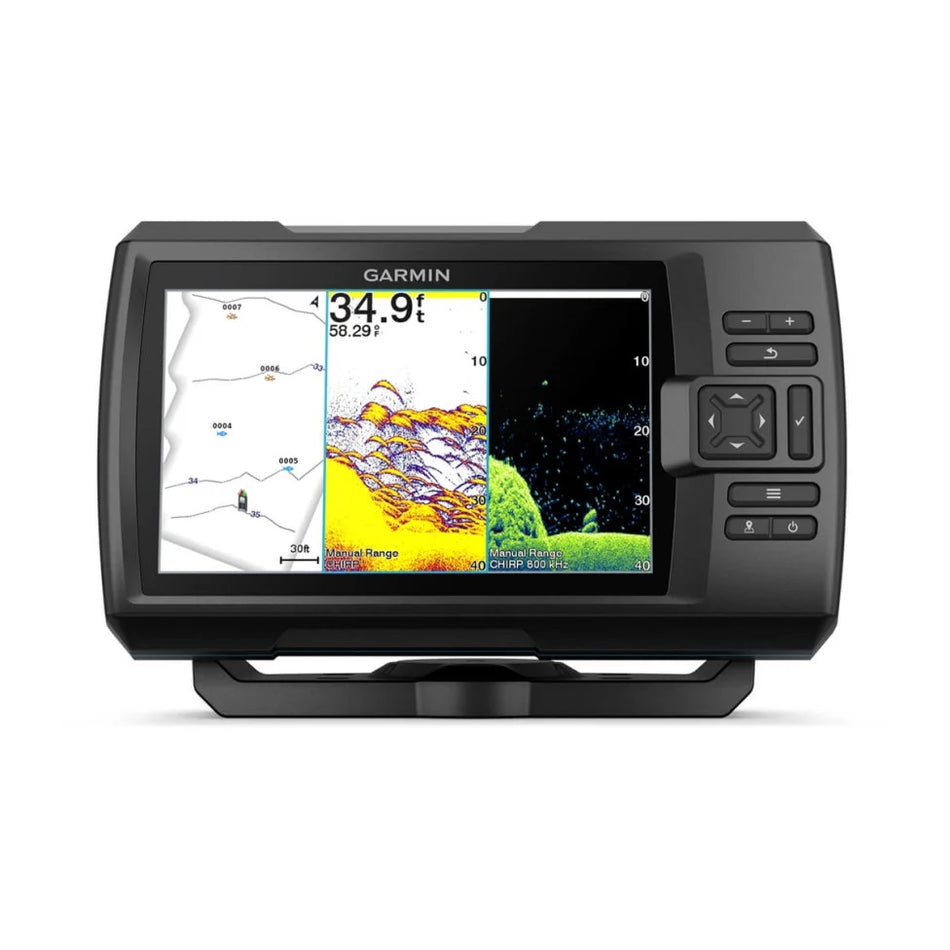 Garmin Striker Vivid 7cv Reman Fishfinder GPS Track Plotter 010-N2552-01 with GT20 Transducer