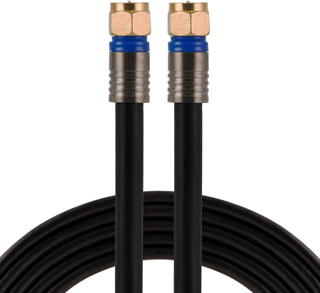 RG6 Coaxial Cable 15ft With F-type Connectors
