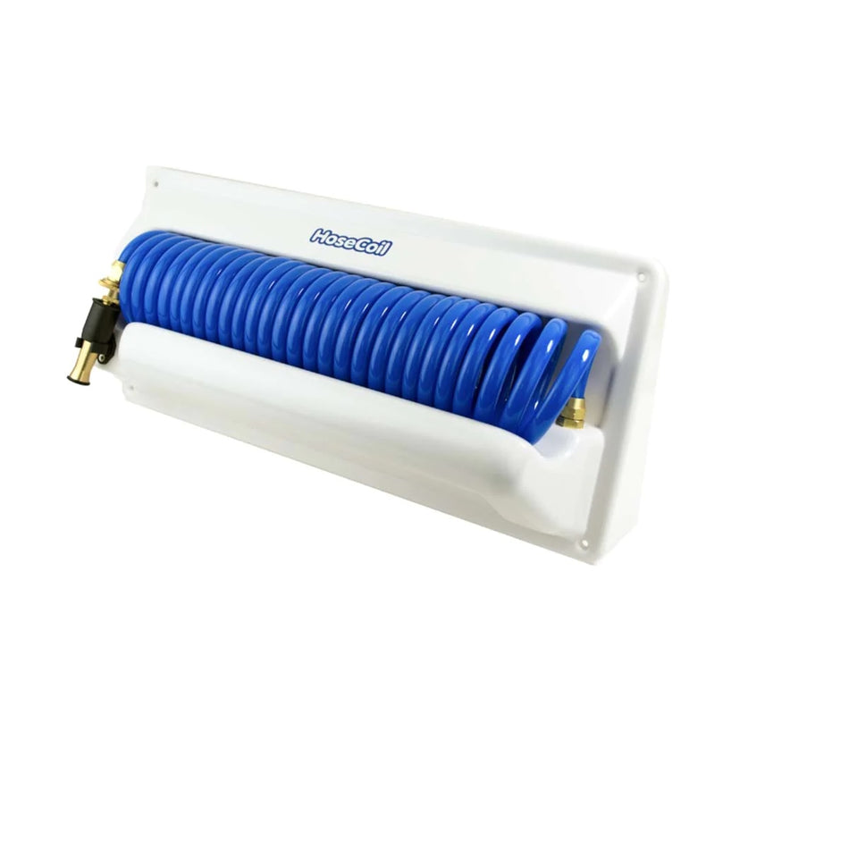 Hosecoil Horizontal Mount Enclosure With 5' Feeder Hose