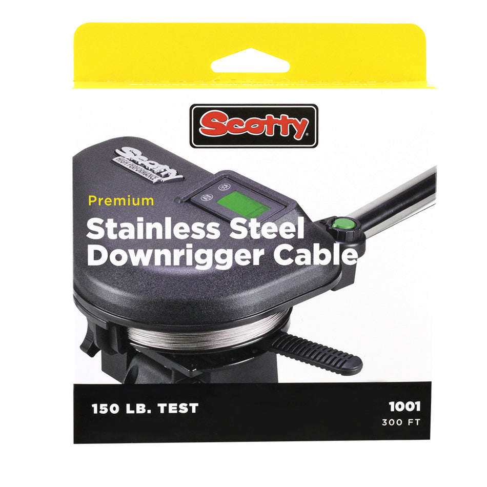 Scotty 2402K High-Performance Stainless Steel Downrigger Cable - 400' Length